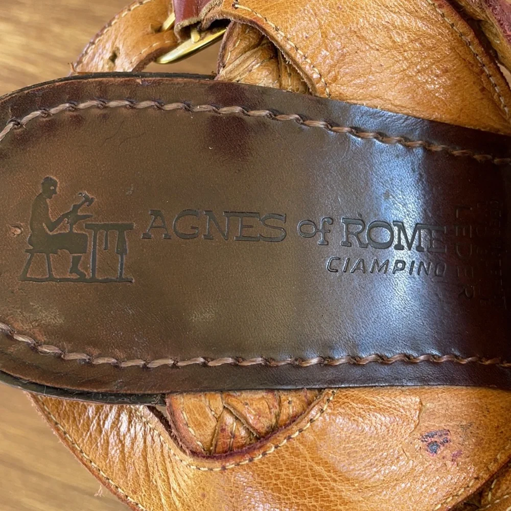 Vero Cuoio agnes of rome sandals  size 38 US size 7.5